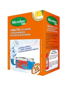 Tabletki do szamb i przydomowych oczyszczalni ścieków MICROBEC Ultra Microbec Tabs, 15 szt.