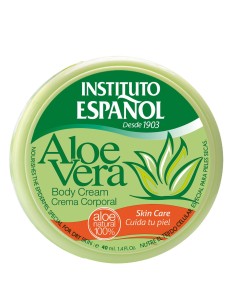 INSTITUTO ESPANOL ALOE VERA Nawilżający krem do ciała i rąk na bazie aloesu, 40 ml