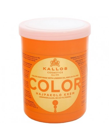 Kallos, Color, maska do włosów farbowanych, 1000 ml