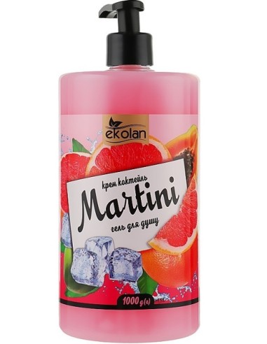 EKOLAN Kremowy żel pod prysznic MARTINI, 1000 ml