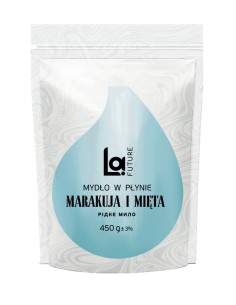 LA FUTURE Mydło w płynie Mięta Marakuja Zapas, 450 g
