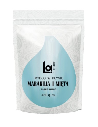 LA FUTURE Mydło w płynie Mięta Marakuja Zapas, 450 g