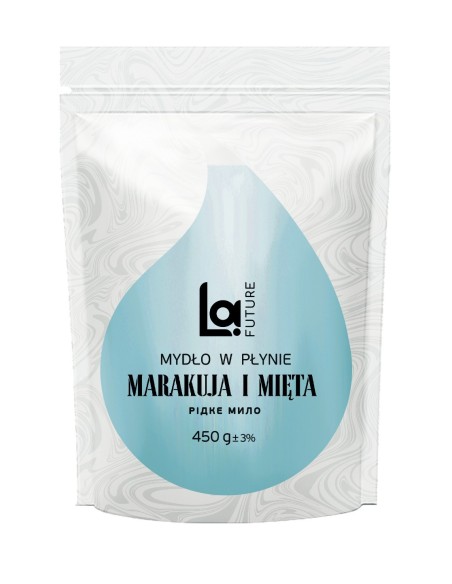LA FUTURE Mydło w płynie Mięta Marakuja Zapas, 450 g