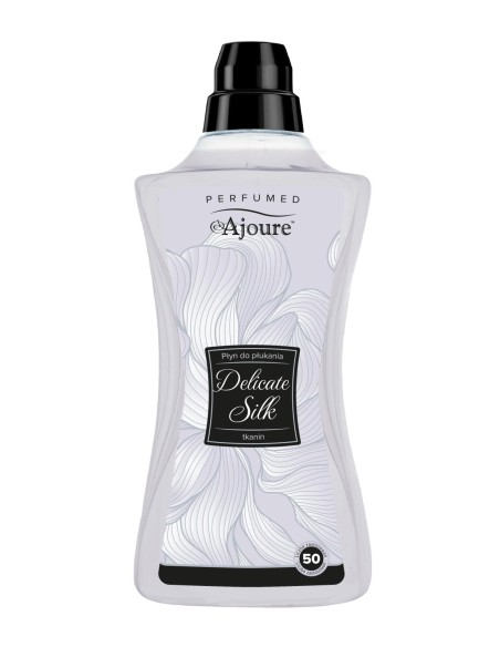 AJOURE Perfumowany płyn do płukania tkanin delikatny jedwab DELICATE SILK 50 płukań, 950 g