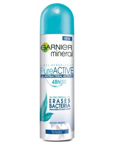 GARNIER Mineral Pure Active Antyperspirant w spray'u, 150 ml