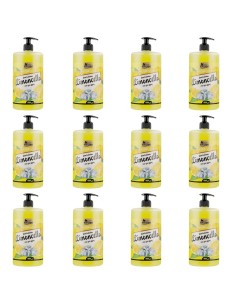 EKOLAN Kremowy żel pod prysznic LIMONCELLO 1000 ml, pakiet 12 szt