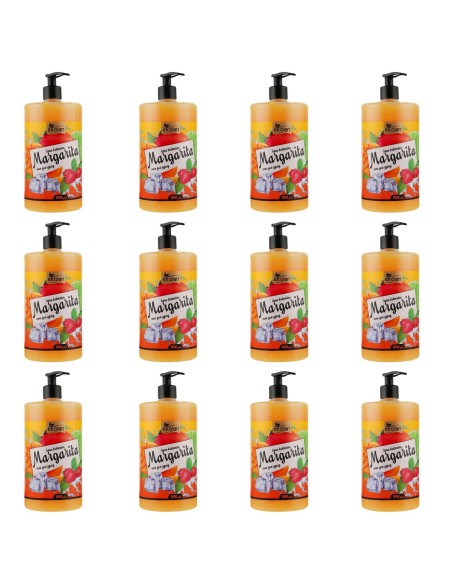 EKOLAN Kremowy żel pod prysznic MARGARITA 1000 ml, pakiet 12 szt