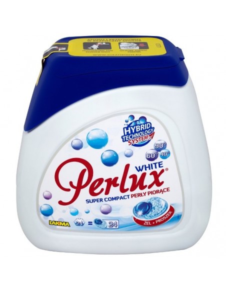 Perły piorące PERLUX White Super compact, 24 szt.