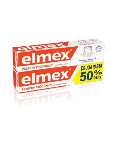 ELMEX Pasta do zębów Przeciw Próchnicy Duo 2x75 ml