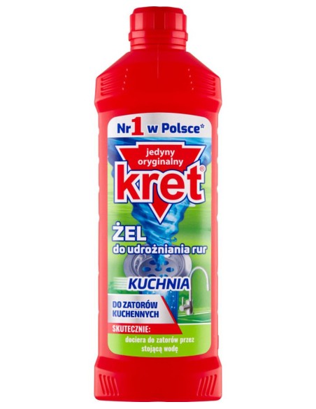 KRET Żel do udrażniania rur KUCHNIA, 500 g