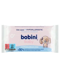 BOBINI BABY Chusteczki dla dzieci HYPOALERGICZNE, 60 szt