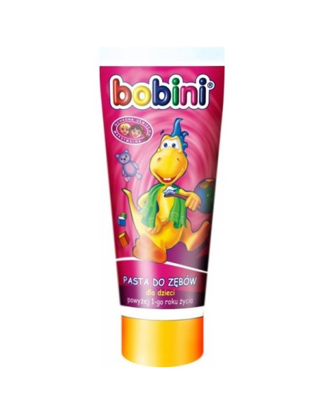 Bobini, Pasta do zębów dla dzieci powyżej 1 roku życia, 75 ml