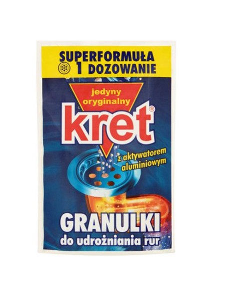 Kret Granulki do udrożniania rur saszetka - 40 g  
