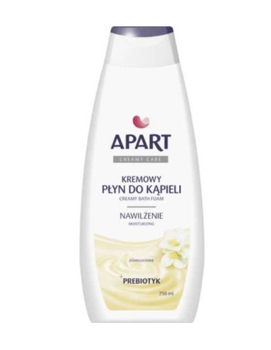 APART Kremowy płyn do kąpieli + prebiotyk JAŚMIN, 750 ml