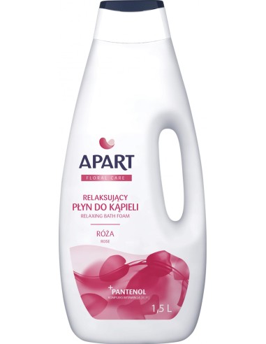 APART FLORAL CARE kremowy płyn do kąpieli RÓŻA RELAKSUJĄCY, 1,5 l