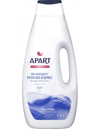 APART FLORAL CARE kremowy płyn do kąpieli LILIA RELAKSUJĄCY, 1,5 l