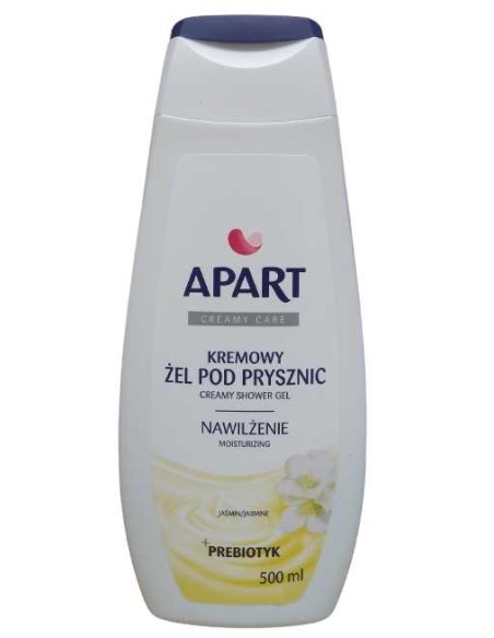 APART Kremowy żel pod prysznic PREBIOTYK+ JAŚMIN, 500 ml
