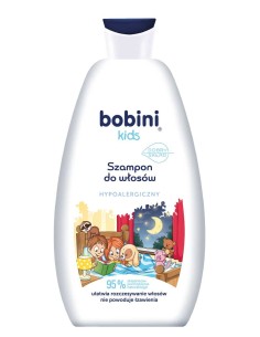 BOBINI KIDS Szampon do włosów HYPOALERGICZNY, 500 ml