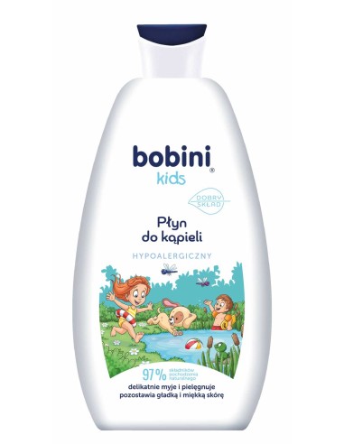 BOBINI Kids płyn do kąpieli dla dzieci HYPOALERGICZNY, 500  ml 