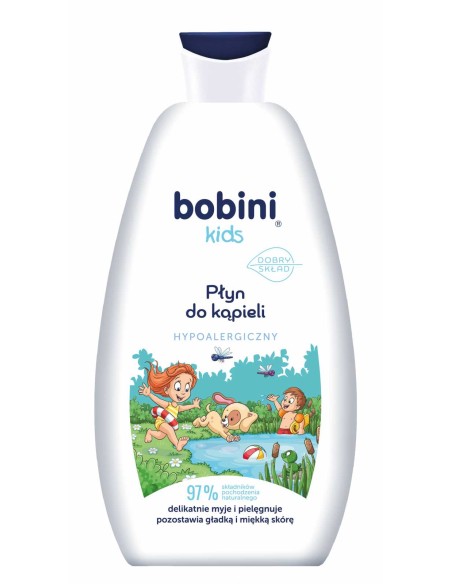 BOBINI Kids płyn do kąpieli dla dzieci HYPOALERGICZNY, 500  ml 