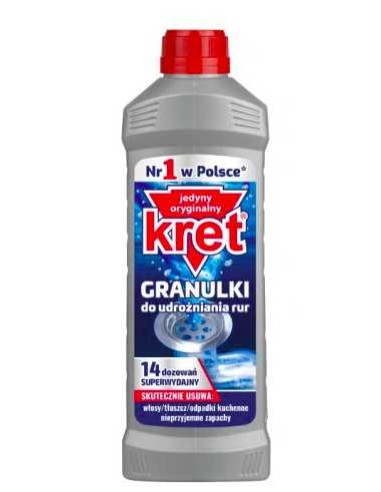 KRET Udrażniacz do rur w granulkach, 560 g