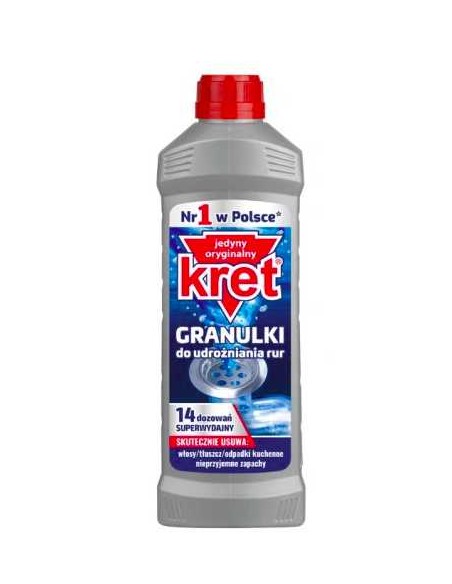 KRET Udrażniacz do rur w granulkach, 560 g