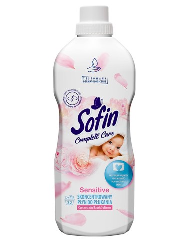 GLOBAL SOFIN Skoncentrowany płyn do płukania SENSITIVE, 800 ml