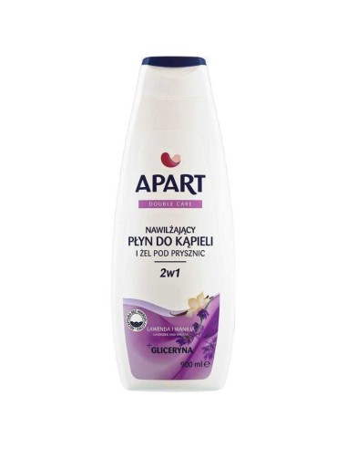 APART NATURAL Płyn do kąpieli i żel pod prysznic 2w1 LAWENDA I WANILIA, 900 ml