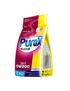 PUROX Proszek do prania COLOR 142 prania, 10 kg folia