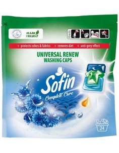 SOFIN Kapsułki do prania wszystkich tkanin UNIWERSALNE, 24 szt
