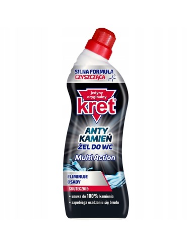 KRET Żel do WC MULTI ACTION CZARNY, 750 ml