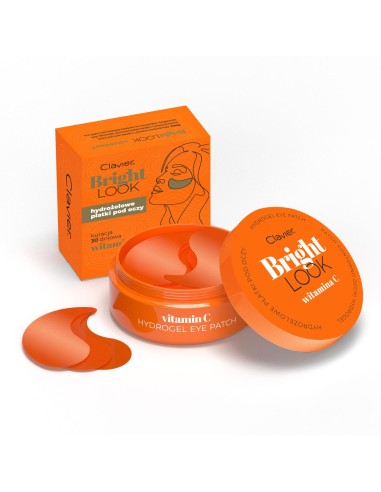 CLAVIER BRIGHT LOOK Płatki pod oczy WITAMINA C, 60 szt NEW