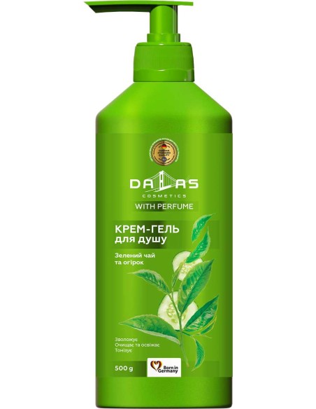 DALAS Żel pod prysznic OGÓREK I ZIELONA HERBATA, 500 g