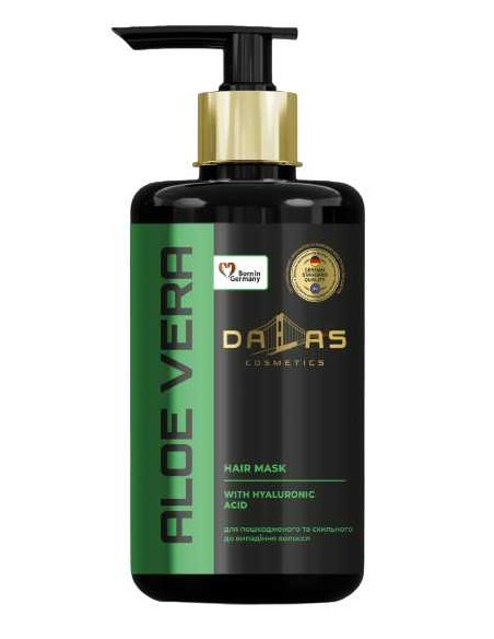 DALAS Maska do włosów zniszczonych i osłabionych ALOE VERA, 900 ml z pompką
