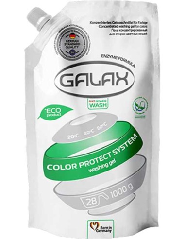 GALAX PRANIE Żel do prania KOLOR 28 prań, 1000 g zapas folia