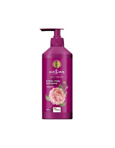 DALAS Żel pod prysznic PIWONIA, 500 g