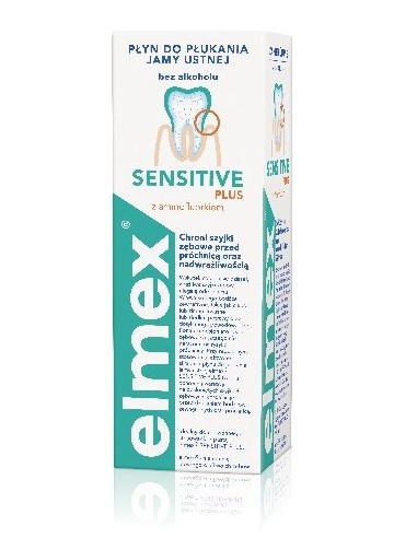 ELMEX Płyn do płukania jamy ustnej Sensitive Plus 400 ml