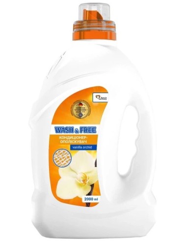 WASH&FREE Koncentrat do płukania 80 płukań VANILLA ORCHIDEA, A1 2000 g