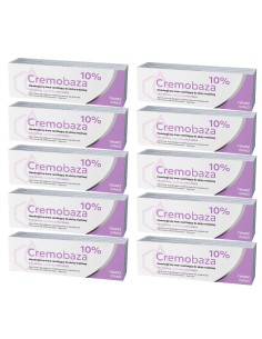 CREMOBAZA 10% Krem Półtłusty z Mocznikiem, 10 x 30 g