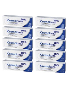 CREMOBAZA 30% Krem do skóry przesuszonej z mocznikiem, 10 x 30 g