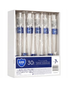 BISPOL AURA Świeca stożek S30-1-190 BIAŁA PERŁA, 1 szt