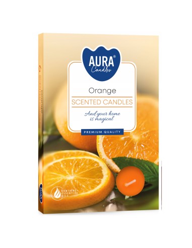 BISPOL podgrzewacze zapachowe P15-63 POMARAŃCZA, 6 szt