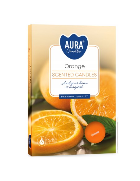 BISPOL podgrzewacze zapachowe P15-63 POMARAŃCZA, 6 szt