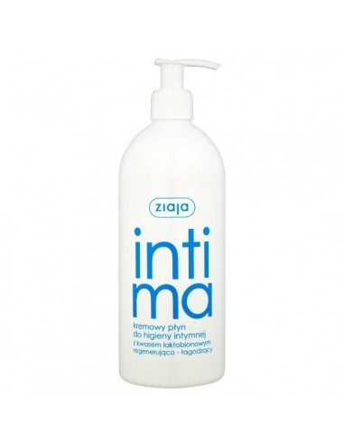 Ziaja, Intima, kremowy płyn do higieny intymnej z kwasem laktobionowym, 500 ml