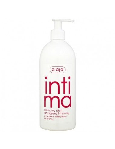 Ziaja Intima kremowy płyn do higieny intymnej z kwasem mlekowym, 500 ml