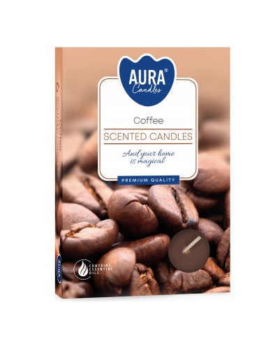 BISPOL Podgrzewacze zapachowe P15-89 KAWA, 6 szt