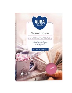 BISPOL Podgrzewacze zapachowe P15-337 SWEET HOME 6 sztuk