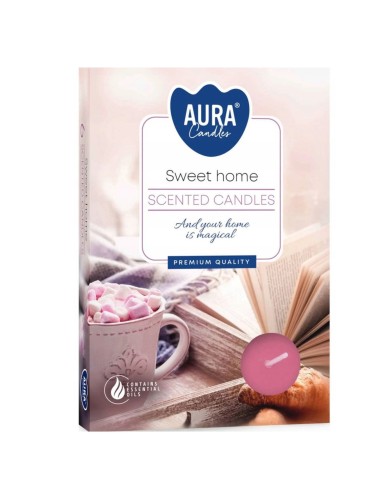 BISPOL Podgrzewacze zapachowe P15-337 SWEET HOME 6 sztuk