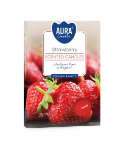 BISPOL podgrzewacze zapachowe P15-73 TRUSKAWKA, 6 sztuk