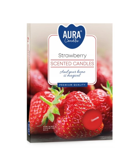 BISPOL podgrzewacze zapachowe P15-73 TRUSKAWKA, 6 sztuk